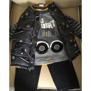 Little Rebels 3 Piece Car Jean Outfit